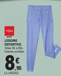E.Leclerc Tissaia - legging deportivo oferta