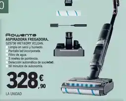 E.Leclerc Rowenta - aspiradora fregadora gz5736 wet&dry xclean oferta