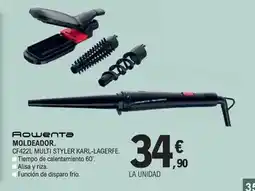 E.Leclerc Rowenta - moldeador cf422l multi styler karl-lagerfe oferta