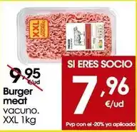 Eroski Burger meat oferta