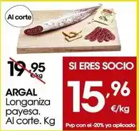 Eroski Argal - longaniza payesa oferta