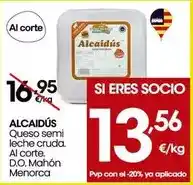 Eroski Alcaidus - queso semi leche cruda al corte d.o. mahon menorca oferta