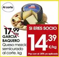Eroski García baquero - queso mezcla semicurado oferta