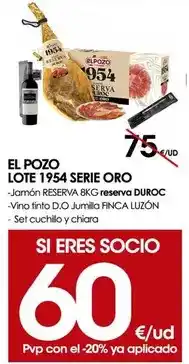 Eroski El pozo - lote 1954 serie oro oferta