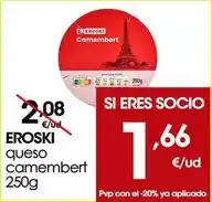 Eroski Eroski - queso camembert oferta
