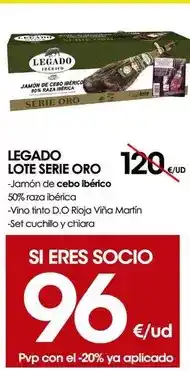 Eroski Legado ibérico - lote serie oro oferta