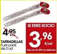Eroski Casa tarradellas - fuet pack oferta