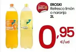 Eroski Eroski - refresco limon o naranja oferta