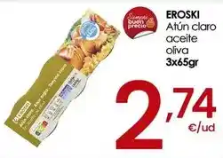 Eroski Eroski - atun claro aceite oliva oferta