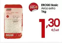 Eroski Eroski basic - arroz extra oferta