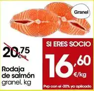 Eroski Rodaja de salmon oferta