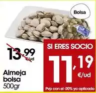 Eroski Almeja bolsa oferta