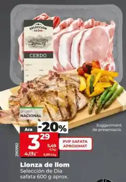 Dia Seleccion de dia - chuleta de lomo oferta