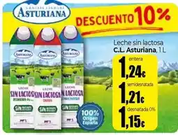 Unide Supermercados Central lechera asturiana - leche sin lactosa oferta