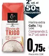 Unide Supermercados Gallo - harina extra oferta