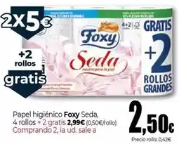 Unide Supermercados Foxy - papel higiénico seda oferta