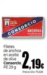 Unide Supermercados Consorcio - filetes de anchoa en aceite de oliva oferta