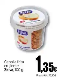 Unide Supermercados Zelva - cebolla frita crujiente oferta