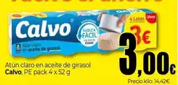 Unide Supermercados Calvo - atun claro en aceite de girasol oferta
