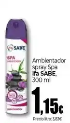 Unide Supermercados Ifa sabe - ambientador spray spa oferta
