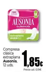 Unide Supermercados Ausonia - compresa clásica extraplana oferta