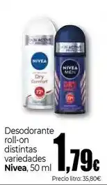 Unide Supermercados Nivea - desodorante roll-on oferta