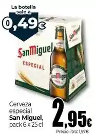 Unide Supermercados San miguel - cerveza especial oferta