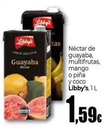 Unide Supermercados Libby's - nectar de guayaba, multifrutas, mango o piña y coco oferta
