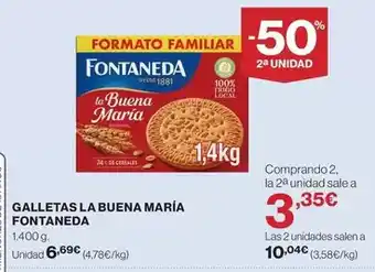 Fontaneda - galletas la buena maria