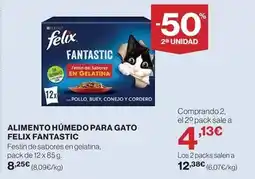 Hipercor Purina - alimento humedo para gato fantastic oferta
