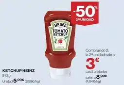 Hipercor Heinz - ketchup oferta