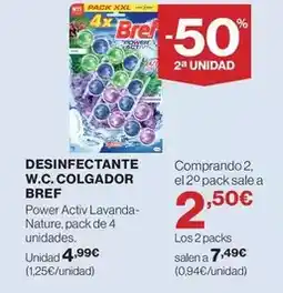 Hipercor Bref - desinfectante w.c oferta