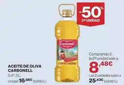 Hipercor Carbonell - aceite de oliva oferta