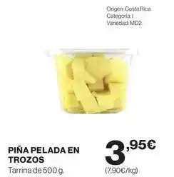 Hipercor Origen - pina pelada en trozos oferta