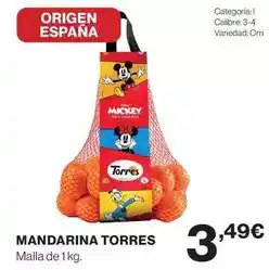 Hipercor Torres - mandarina oferta