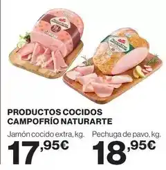 Hipercor Campofrío - productos cocidos oferta