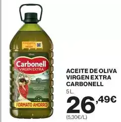 Hipercor Carbonell - aceite de oliva virgen extra oferta