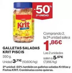 Hipercor Krit - galletas saladas oferta