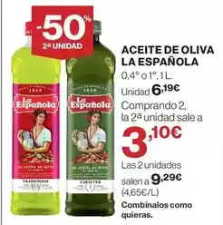 Hipercor La española - aceite de oliva oferta