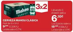 Hipercor Mahou - cerveza clasica oferta