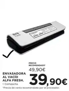 Hipercor Alfa - envasadora al vacio oferta