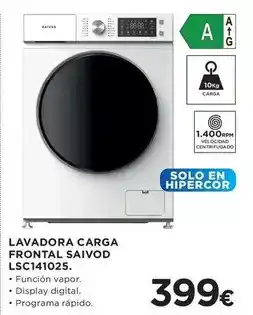 Hipercor Saivod - lavadora carga frontal lsc141025 oferta