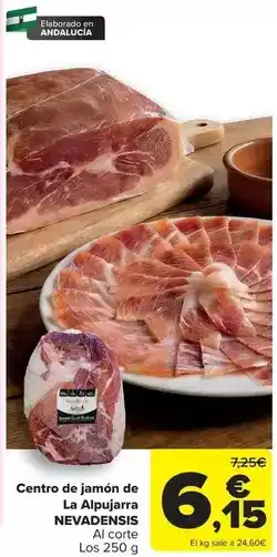 Carrefour La alpujarra - centro de jamón de la alvejarra oferta