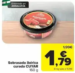 Carrefour Cuyar - sobrasada iberica curada oferta