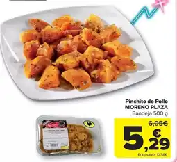 Carrefour Moreno plaza - pinchito de pollo oferta