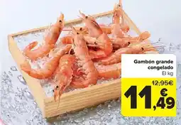 Carrefour Gambon grande congelado oferta