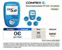Movistar Compex - electroestimulador fit 5.0 oferta