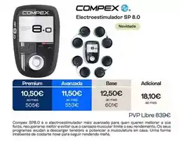Movistar Compex - electroestimulador sp 8.0 oferta