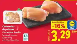 Lidl Contramuslo de pollo oferta
