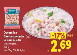Lidl Ocean sea - gambas peladas oferta